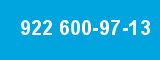 922 600-97-13